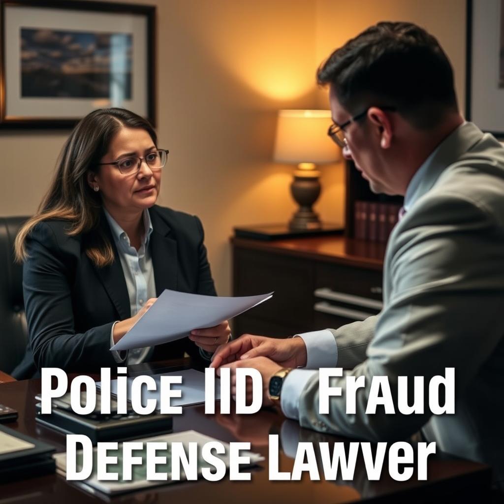 Police ID Fraud Defense Lawyer Falls Church, VA